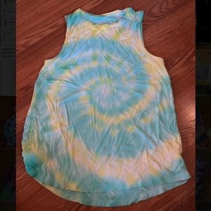SWIRL TIE DYE TANK TOP